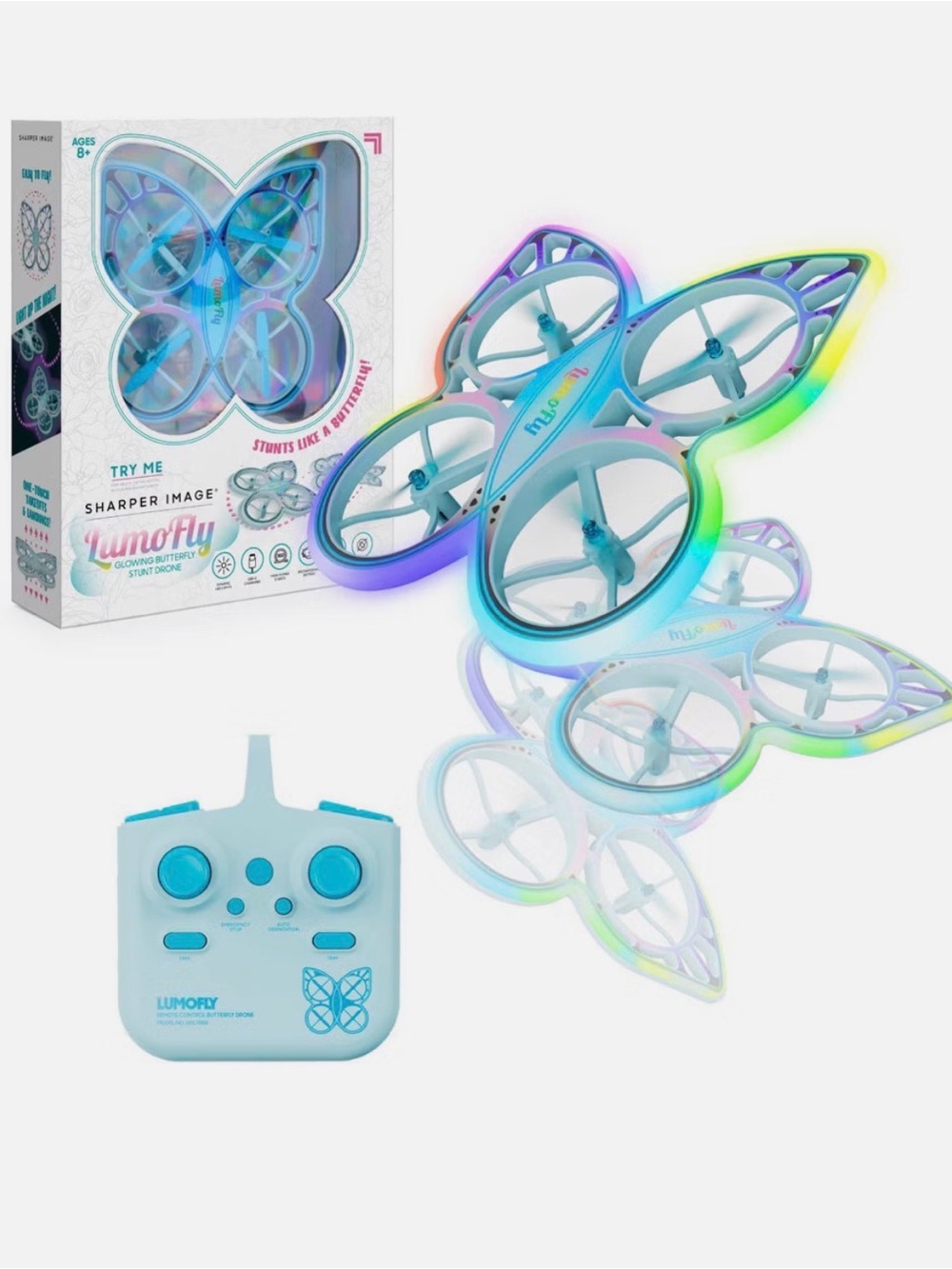 Sharper Image Drone Lumo Fly - Purple/Pink